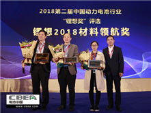 昆侖化學(xué)/當(dāng)升科技/明冠新材榮獲“鋰想2018材料領(lǐng)航獎(jiǎng)”