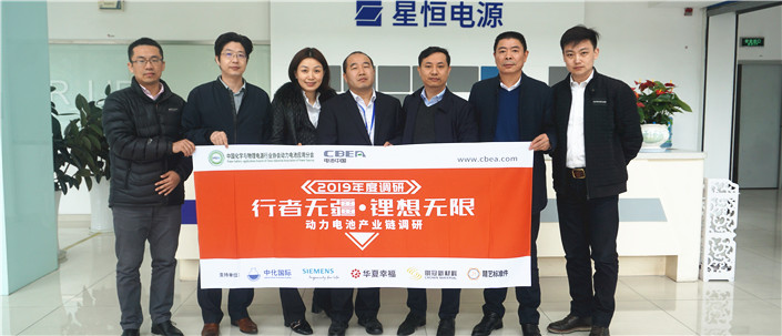 調(diào)研組走進(jìn)星恒電源股份有限公司