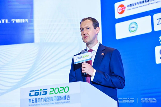 英國(guó)駐廣州總領(lǐng)事館柯牧申：英國(guó)動(dòng)力電池需求70-100GWh