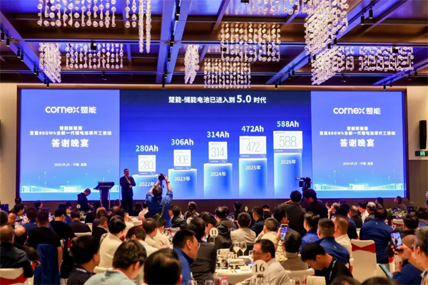 588Ah！楚能新一代儲能專用電池重磅發布！